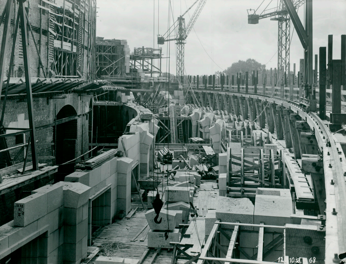 Baustelle-Kongresshalle2.BER-Wirtschaftsarchiv Baustelle der Kongresshalle, 1938, © Berlin-Brandenburgisches Wirtschaftsarchiv e.V